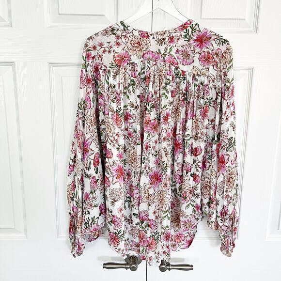 Johnny Was Isla Floral Button Down Shirt - Picture 9 of 9